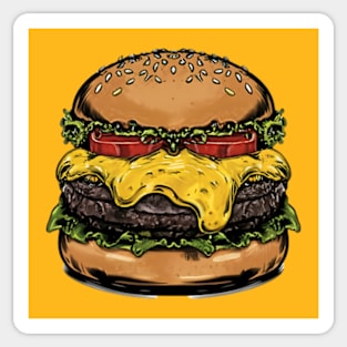 Cheeseburger Sticker